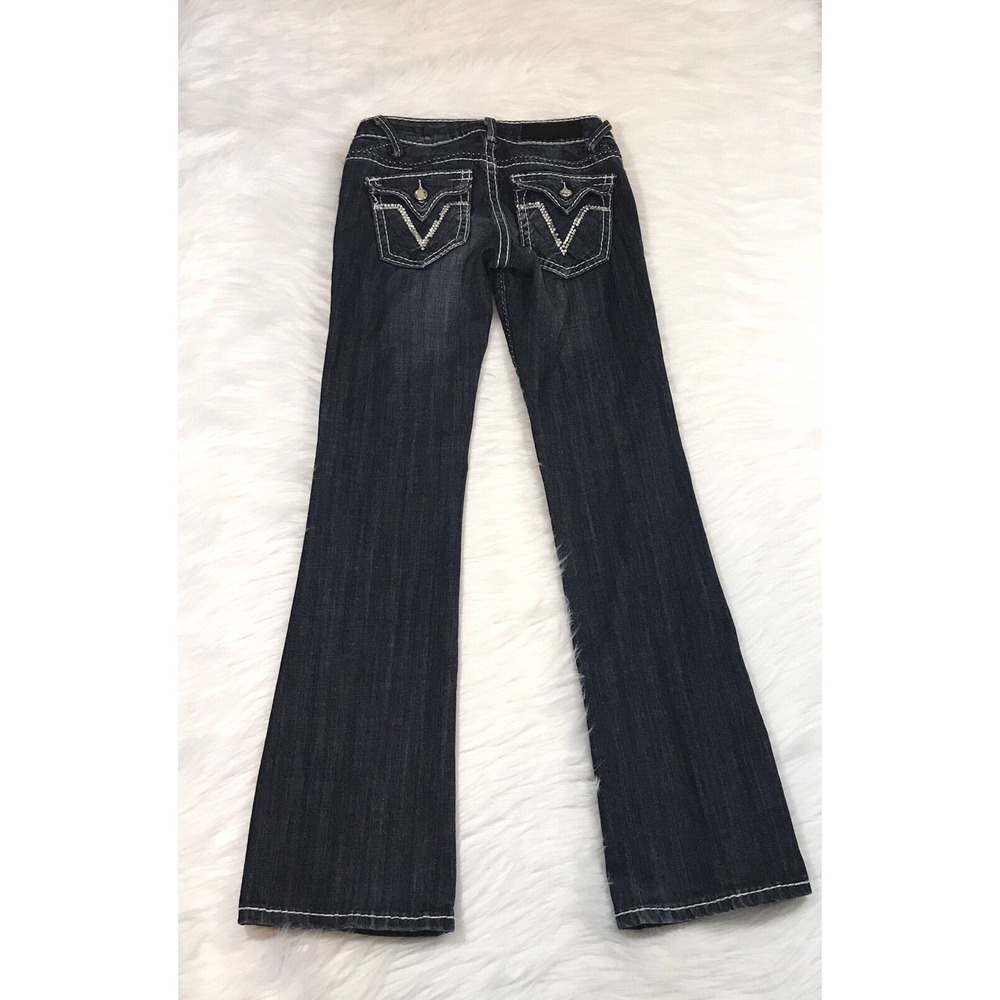 Vigoss Women's Jeans Boot Cut Blue Denim Mid Rise size‎ 24